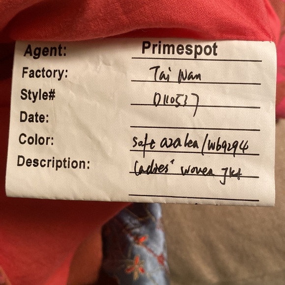 OOAK J. Crew Coral Pink Geometric Floral Jacquard Woven Cropped Blazer - 6 - Picture 9 of 11